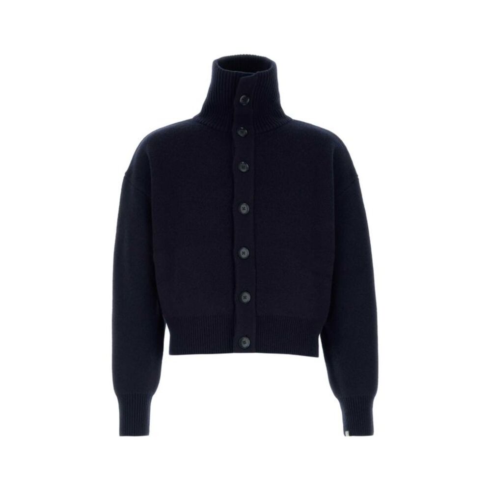 Extreme Cashmere Men Navy Blue Cashmere Nâ°377 Cardigan